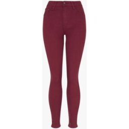 stand-prive.com Jean skinny uni taille haute - Prune prune 36 female