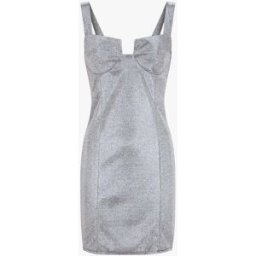 stand-prive.com Robe fourreau pailletée à col bustier - Argent argent 36 female