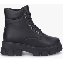 stand-prive.com Boots à lacets et semelles crantées - Noir noir 36 female