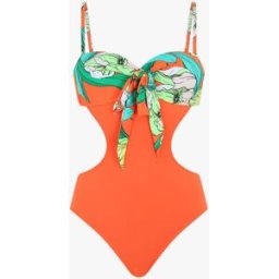 stand-prive.com Maillot de bain une pièce ajouré - Orange fluo orange-fluo 36 female