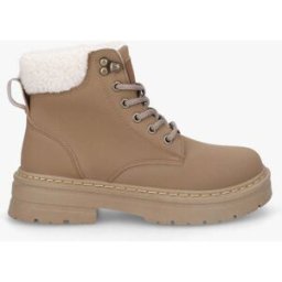 stand-prive.com Boots en simili à revers et lacets - Marron marron 36 female