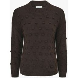 stand-prive.com Pull en maille à rectangles en relief - Chocolat chocolat 36/38 female
