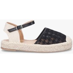 stand-prive.com Espadrilles à motif pied de poule - Noir noir 36 female