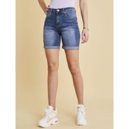stand-prive.com Bermuda à détails délavés - bleu denim bleu-denim 34 female