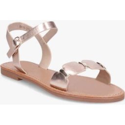 stand-prive.com Nu-pieds à ganses stylisées à détail métallique - Champagne champagne 36 female