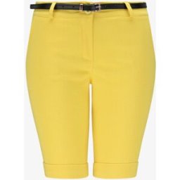 stand-prive.com Bermuda à revers imprimé pois - Jaune jaune 36 female