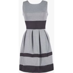 stand-prive.com Robe pieds de poule évasée - gris gris 36 female