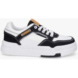 stand-prive.com Sneakers en simili à empiècement jean - Noir noir 36 female