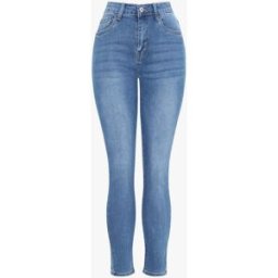 stand-prive.com Jean slim à taille haute délavé - Bleu clair bleu-clair 36 female