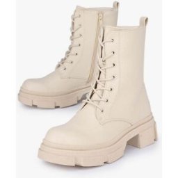 stand-prive.com Boots montantes à gros crans et lacets - Beige beige 36 female