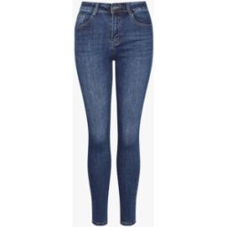stand-prive.com Jean slim à taille haute délavé - Bleu denim bleu-denim 36 female