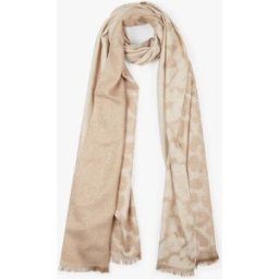 stand-prive.com Foulard à imprimé léopard irisé - Beige beige T.U female