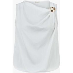 stand-prive.com Top boule satiné à bijou métallique - Blanc blanc 36 female