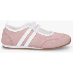 stand-prive.com Ballerines en suédine à bandes - Rose rose 36 female