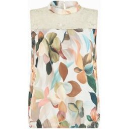 stand-prive.com Top dentelle à imprimé fleuri - Beige beige 36 female