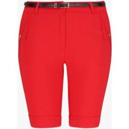 stand-prive.com Bermuda uni taille haute - Rouge rouge 36 female
