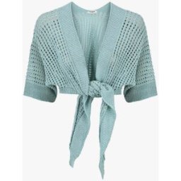 stand-prive.com Gilet ajouré à nouer - Turquoise turquoise 36/38 female