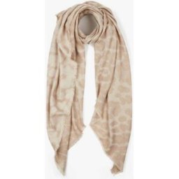 stand-prive.com Foulard imprimé léopard irisé à bords effilochés - Beige beige T.U female