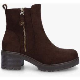 stand-prive.com Bottines à talon en suédine - Chocolat chocolat 36 female