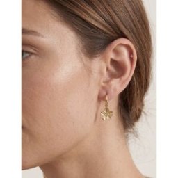 stand-prive.com Boucles d'oreilles à breloque fleurs - Or or T.U female