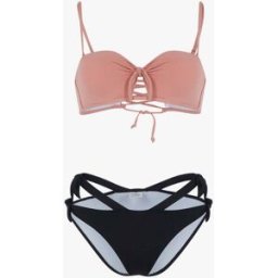 stand-prive.com Bikini style dépareillé - rose/noir rose-noir 36 female