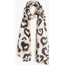 stand-prive.com Foulard à imprimé léopard stylisé - Beige beige T.U female
