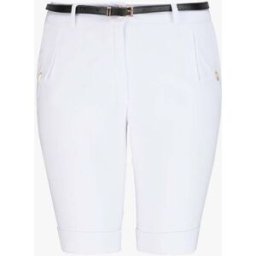 stand-prive.com Bermuda uni taille haute - Blanc blanc 36 female