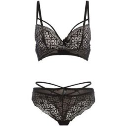 stand-prive.com Ensemble SG et string poitrine lace - noir noir 100C/42 female