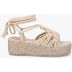 stand-prive.com Sandales style corde à plateforme - Sable sable 36 female