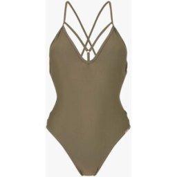 stand-prive.com Maillot de bain ajouré à liens à nouer - Kaki kaki 36 female