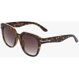 stand-prive.com Lunettes ovales à monture détail doré - Léopard leopard T.U female
