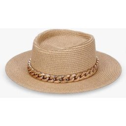 stand-prive.com Canotier à galon en chaîne - Sable sable T.U female