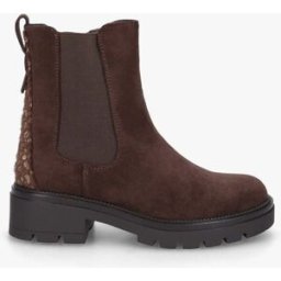 stand-prive.com Bottines suédine contrefort tacheté - Chocolat chocolat 36 female