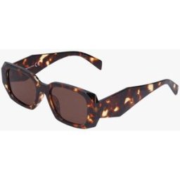 stand-prive.com Lunettes rectangulaires à branches texturées - Léopard leopard T.U female