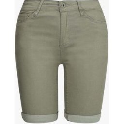 stand-prive.com Bermuda stretch à revers - Kaki kaki 36 female