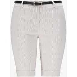 stand-prive.com Bermuda à revers imprimé rayures - Beige beige 36 female