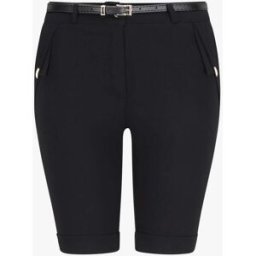 stand-prive.com Bermuda uni taille haute - Noir noir 36 female