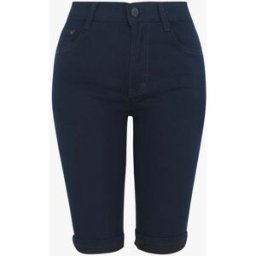stand-prive.com Bermuda push up uni à ourlets - Marine marine 38 female