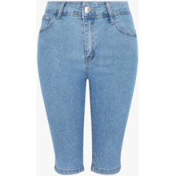 stand-prive.com Bermuda push up en jean - Bleu bleu 38 female