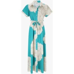 stand-prive.com Robe chemise longue imprimé floral - Turquoise turquoise 36 female