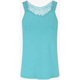 stand-prive.com Débardeur droit uni dos en crochet - Turquoise turquoise 36 female