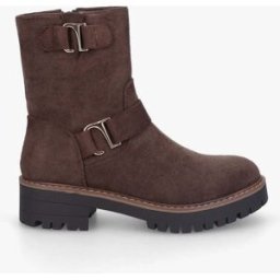 stand-prive.com Bottines en suédine à ceinturons - Chocolat chocolat 36 female