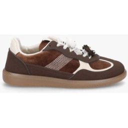 stand-prive.com Sneakers à empiècement velours - Chocolat chocolat 36 female