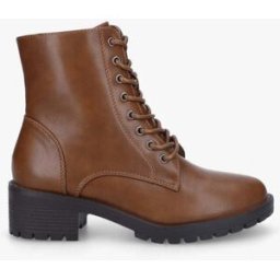 stand-prive.com Boots à lacets en simili - Camel camel 36 female
