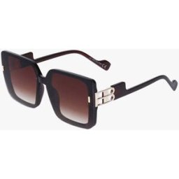 stand-prive.com Lunettes de soleil carrées - Chocolat chocolat T.U female