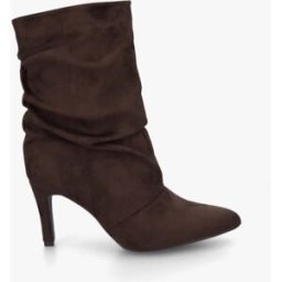 stand-prive.com Bottines montantes en suédine effet froissé - Chocolat chocolat 36 female