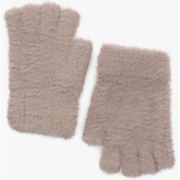 stand-prive.com Mitaines unies en fausse fourrure - Taupe taupe T.U female