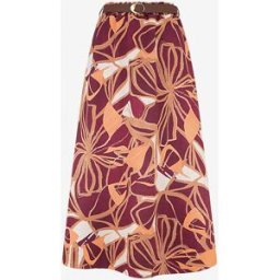 stand-prive.com Jupe imprimé abstrait à taille élastiquée - Prune prune 36 female