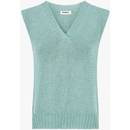 stand-prive.com Top en maille à col V - Turquoise turquoise 36/38 female