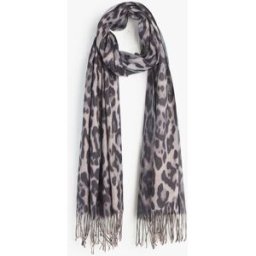 stand-prive.com Foulard à imprimé léopard irisé - Gris gris T.U female